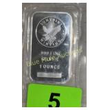 Silver 1oz bar Sunshine Mining