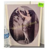 Louis Icart-Woman with Cat