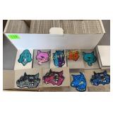 Animal Head stickers for vending machines approx.-