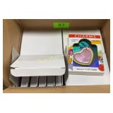 New in boxes 48pcs Heart charms/key chains