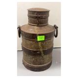 Metal storage can-16'tall