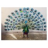 Decorative peacock-35'tall 50'across