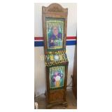 Zambini oak/claw feet 25cent vending machine-