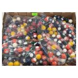 Vending machine bouncy rubber balls