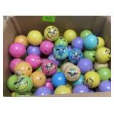 Box vending machine plastic animal face balls