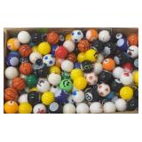 Box full plastic balls