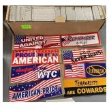 Patriotic Banner Stickers for vending machines-