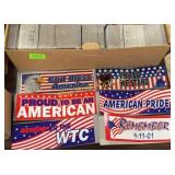 Patriotic stickers for vending machines approx.-