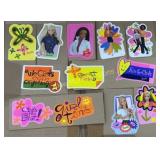 Case 10 boxes Barbie stickers for vending