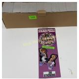Sticker Puzzle Girlfriend for vending machines-