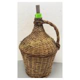 Wicker wrapped wine bottle-21'tall