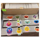 Sesame Street Stickers for vending machines-