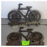 2 iron bike w/hooks-8'long