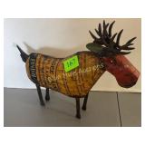 Tin moose 10'tall,13'long