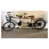 Decor metal bike built for 2-11'tall,22'long