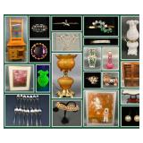 Curated Fine Antiques, Fine Jewelry, Fenton, Silver Flatware, Original Artwork, Antique Furniture an