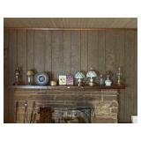 All Items on Fireplace Mantel