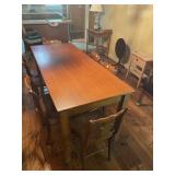 Dining Room Table-6 Cane Bottom Chairs