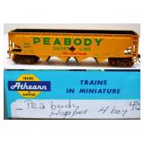 Peabody  Short Line 6673 Quad Hopper Athearn HO
