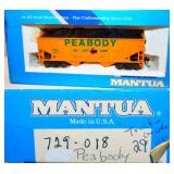 Peabody  Short Line 6331 Twin Hopper Mantua HO