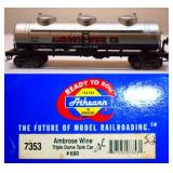 Ambrose Wine 6303 3 Dome Tank Car Athearn RTR HO