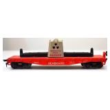 Seaboard 0805 Radioactive Waste Flat Car Lionel HO