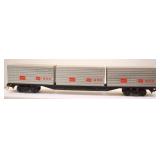 Milwaukee Road 80 ft Flat car w/Container Loads HO