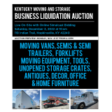 Kentucky Moving and Storage Auction