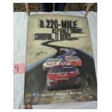 Autographed NASCAR Poster