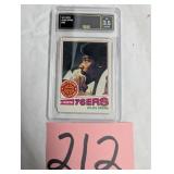 1977 Topps Julius Erving Graded Card