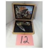 Bear Imaged Pocket Knife & Case