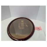 Oval Framed Picture of Young Boy