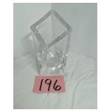 Signed Crystal Art Glass Vase
