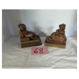 Pair of Wood Sculptures