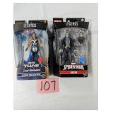 Pair of Legends Figurines - Spiderman & Thor
