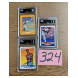 Graded Atlanta Braves Players Cards