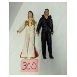 Pair of Hasbro Elvis Dolls