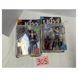 Pair of Vintage Kiss Figures - Org. Packages