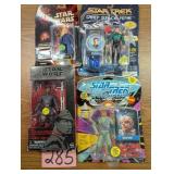 Star Wars - Star Trek Figures - Org. Packages