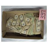 Tray Lot of Vintage Play Money