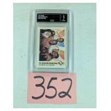 Graded 1991 Skybox Starting 5 Card= Jordan - Bulls