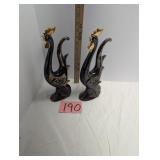 Mid Century Ceramic Roosters - Japan