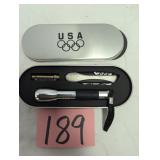 USA Olympic Light & Cork Screw Set