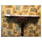 Eastlake Victorian Marble Top Shelf