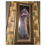 Vintage Victorian Print of Young Lady