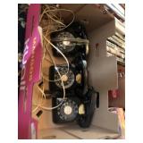 3 Vintage Rotary Dial Telephones