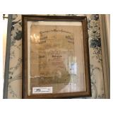 Vintage German Confirmation Certificate