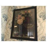 Vintage Print in Original Frame