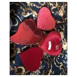 4 Heart Shaped Candy Boxes