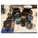 Contemporary Crocks, Flat Iron Trivet, Etc.